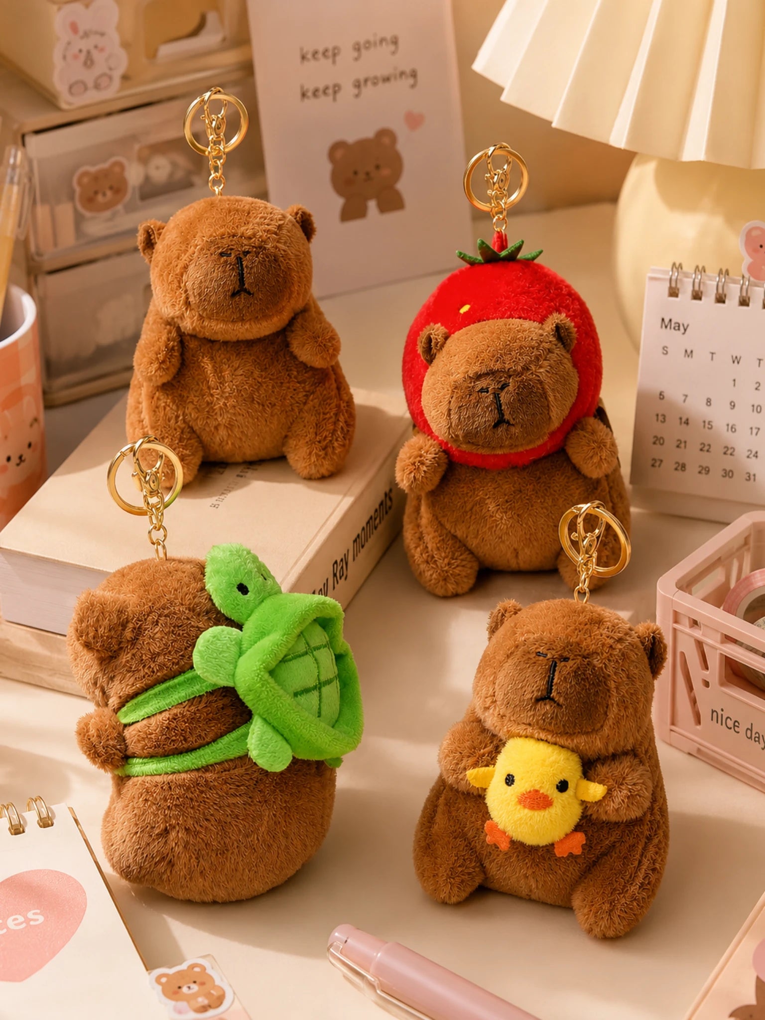 Capybara Keychains