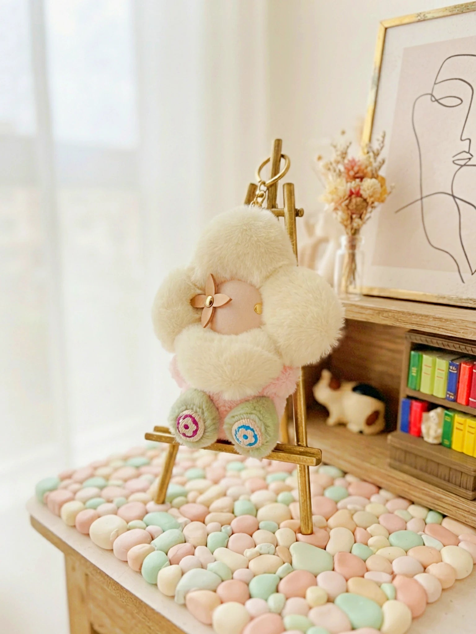 Vivienne Plush Keychain