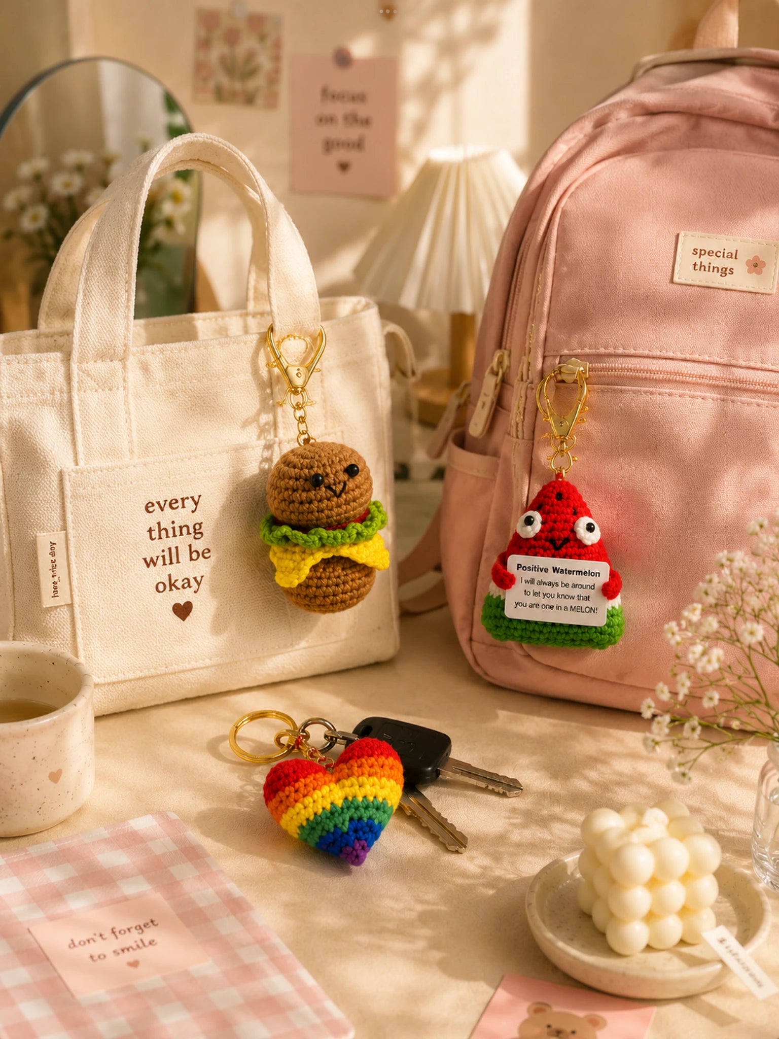 Crochet Bagcharm Keychains