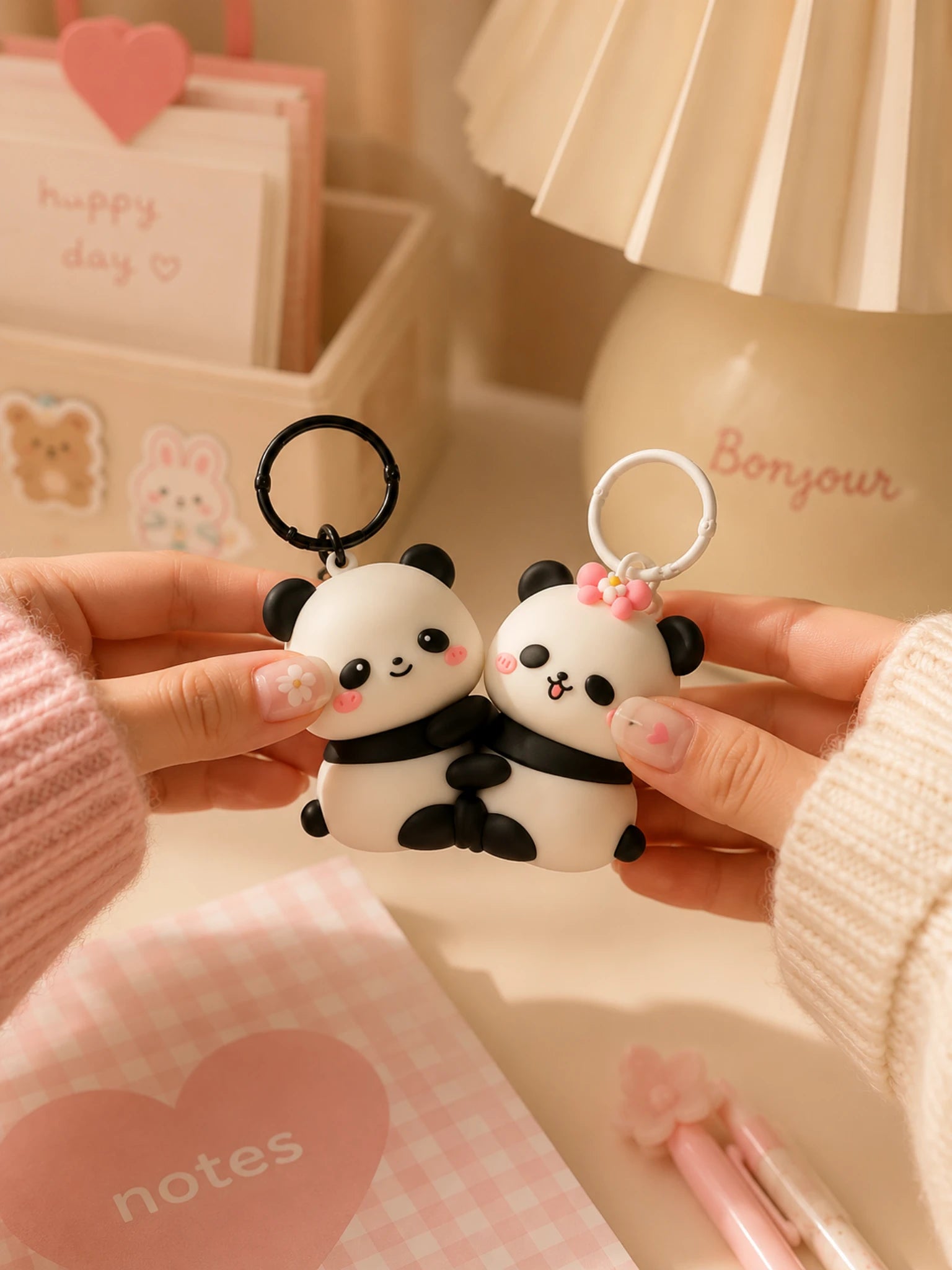 Couple Magnet Keychains