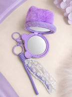 Mirror Purple Fuzzy open top view