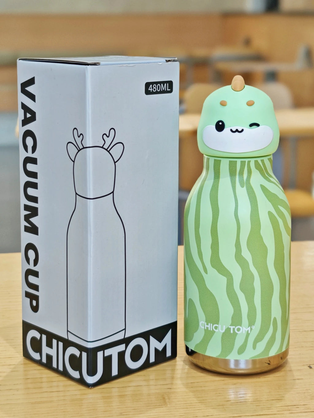 Creative Cartoon Animal Head Bottle 480ml – 9 Cute Designs