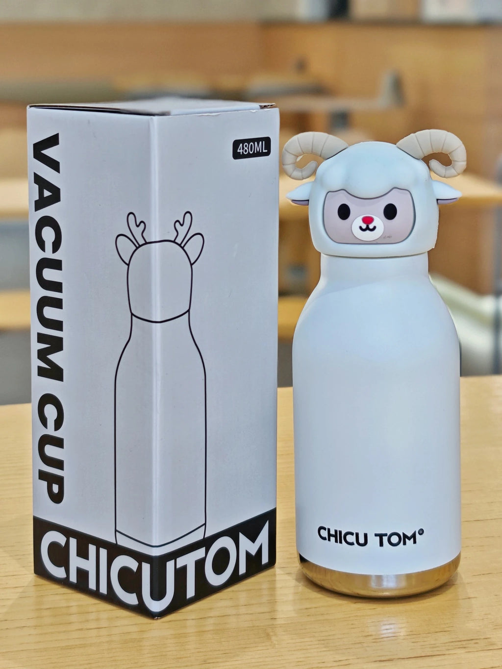 Creative Cartoon Animal Head Bottle 480ml – 9 Cute Designs