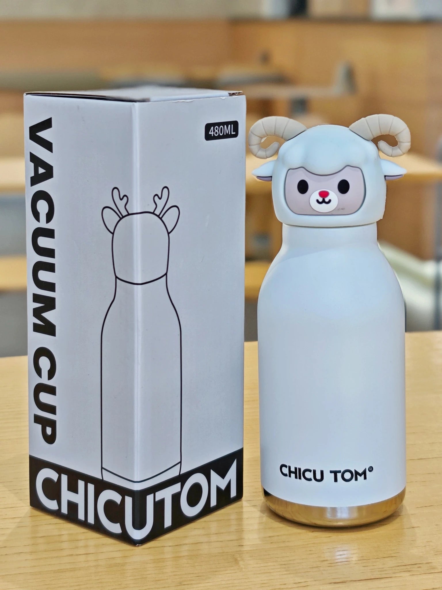 Creative Cartoon Animal Head Bottle 480ml – 9 Cute Designs