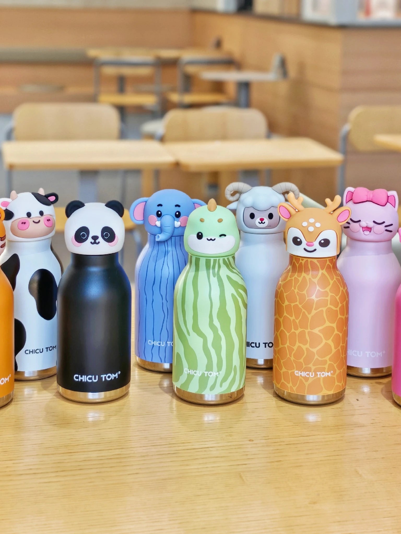 Creative Cartoon Animal Head Bottle 480ml – 9 Cute Designs