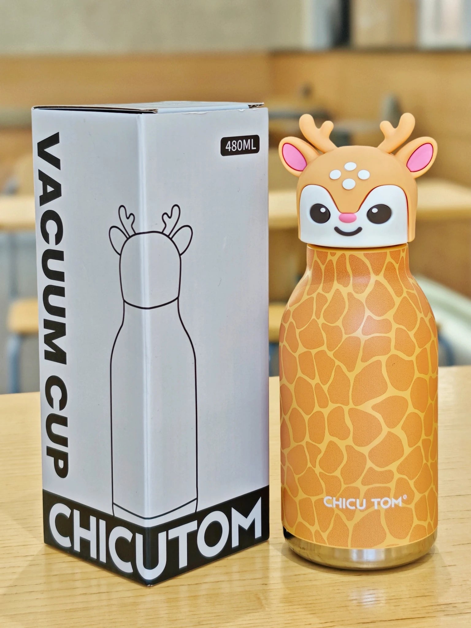 Creative Cartoon Animal Head Bottle 480ml – 9 Cute Designs