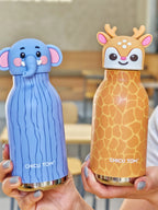 Creative Cartoon Animal Head Bottle 480ml – 9 Cute Designs